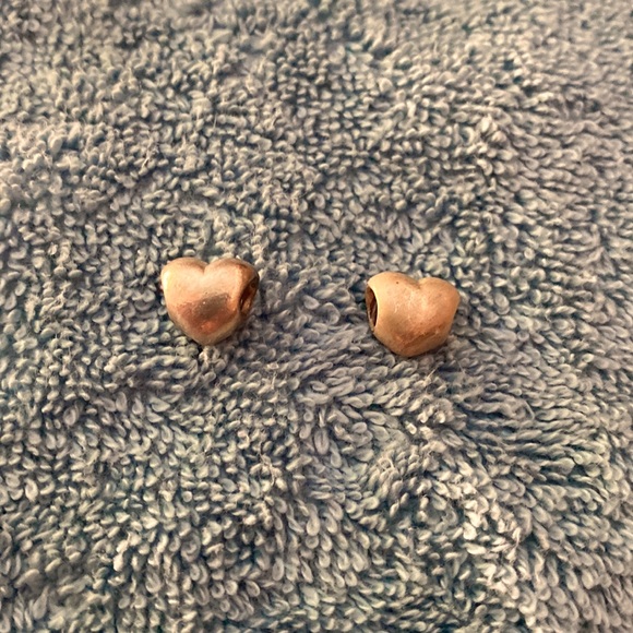 Pandora Big Smooth Heart Sterling Charm. Stamped 925 - Picture 2 of 3